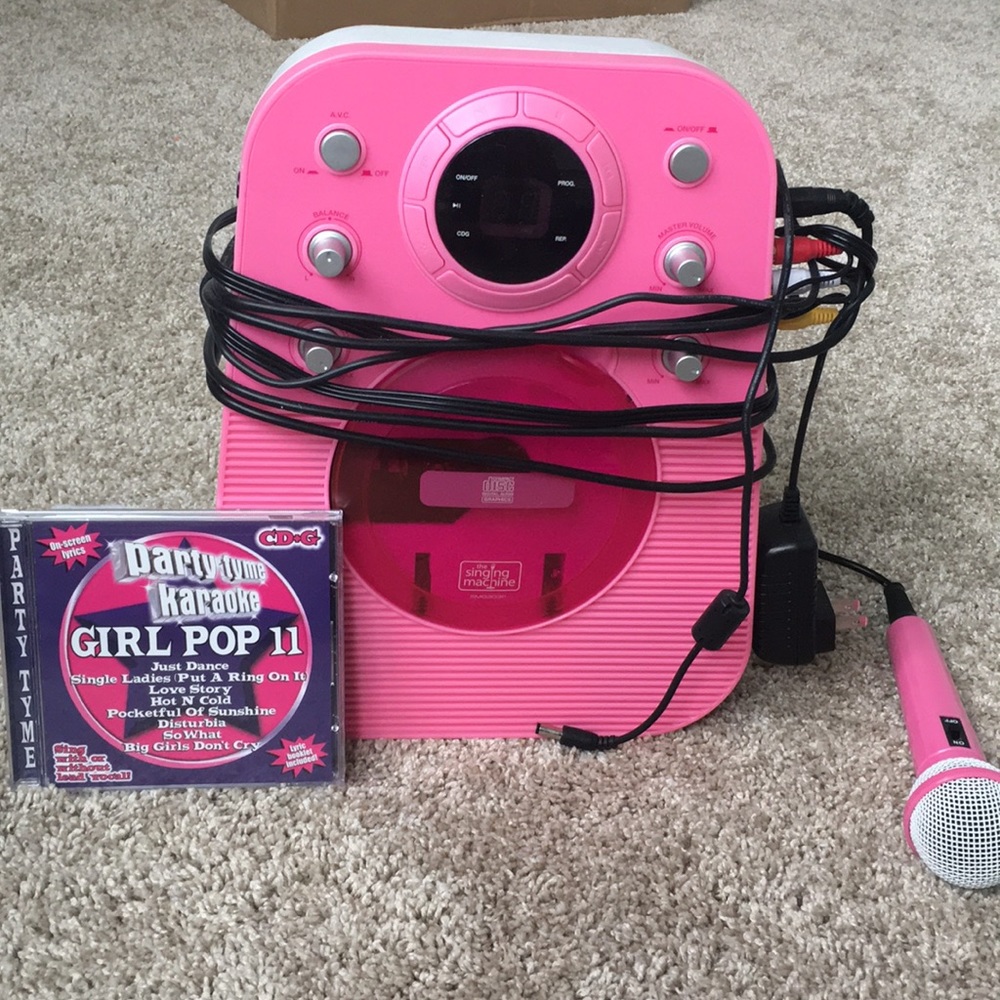 Singing machine and party tyme karaoke girl pop11